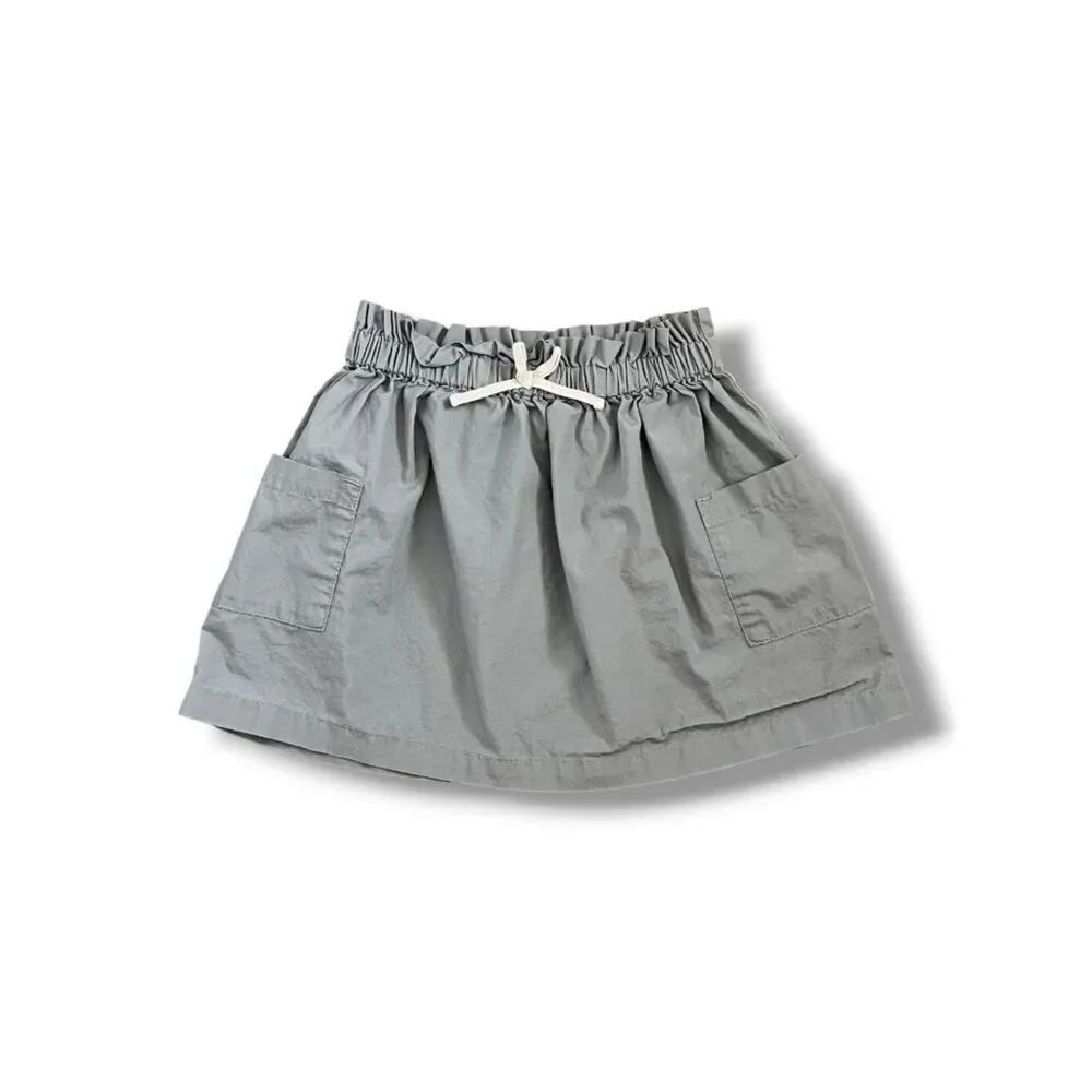 Hanna Andersson Grey Skirt with Pockets Size 4 100cm
